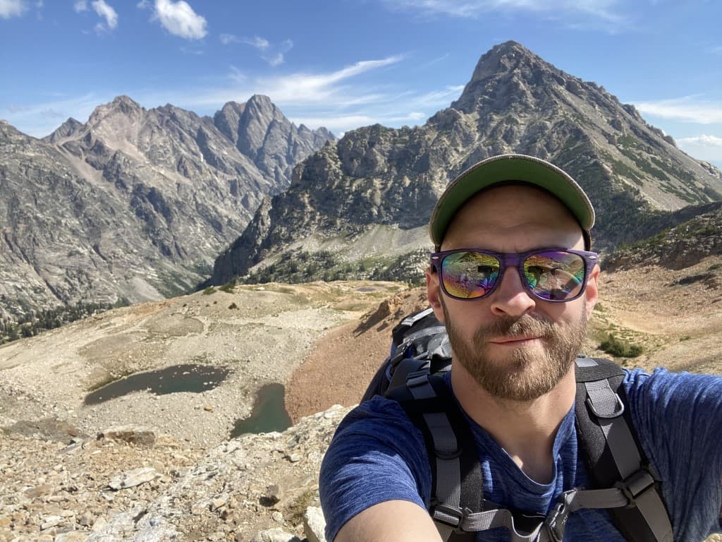 Niko atop Paintbrush Divide, Grand Teton National Park